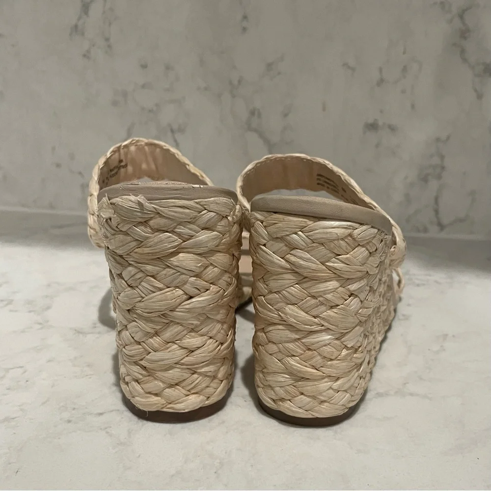 New! STEVEN NEW YORK Ardy Espadrille Wedge‎ Sandal Sz 10